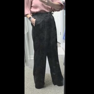 Gianni Bini Black Wide-Leg Trousers - Size L